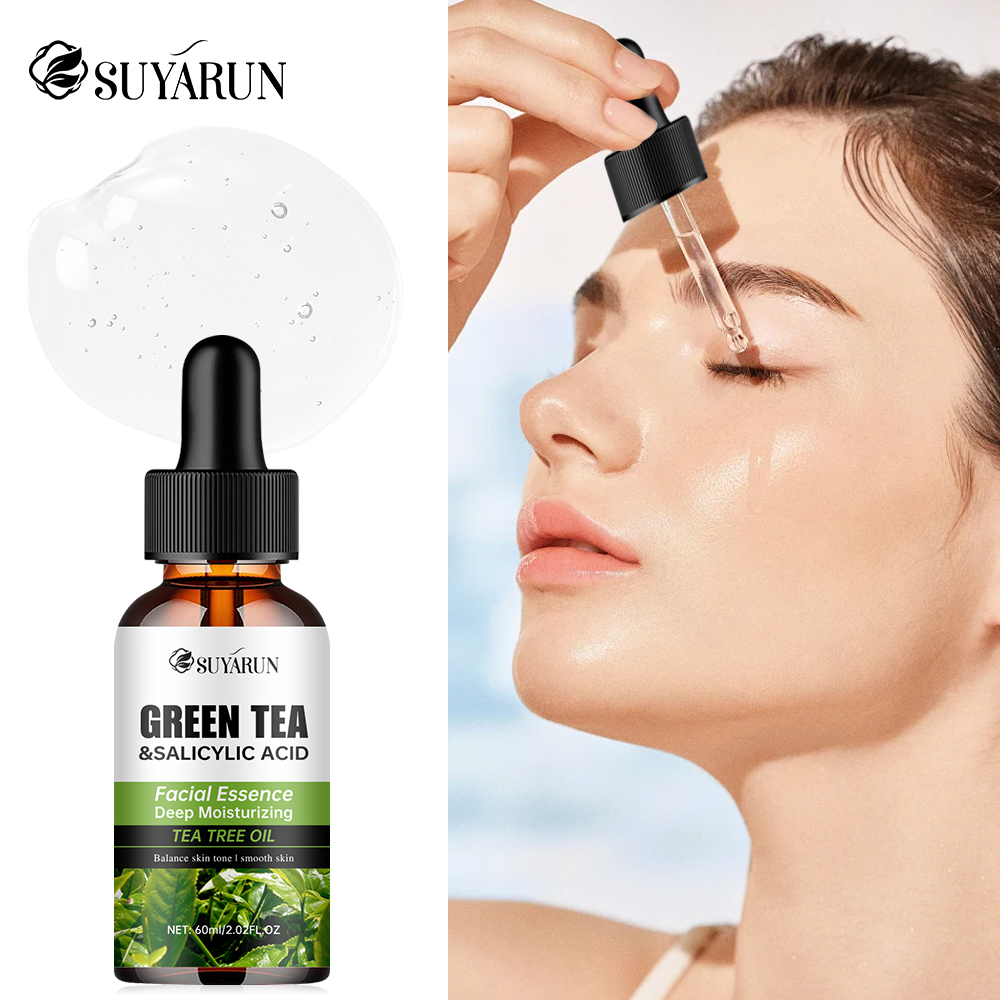 Tranexamic Acid Serum - サリチル酸と緑茶配合で黒ずみを除去し、保湿、修復、アンチエイジング効果のあるエッセンス。フェイシャルスキンケア。