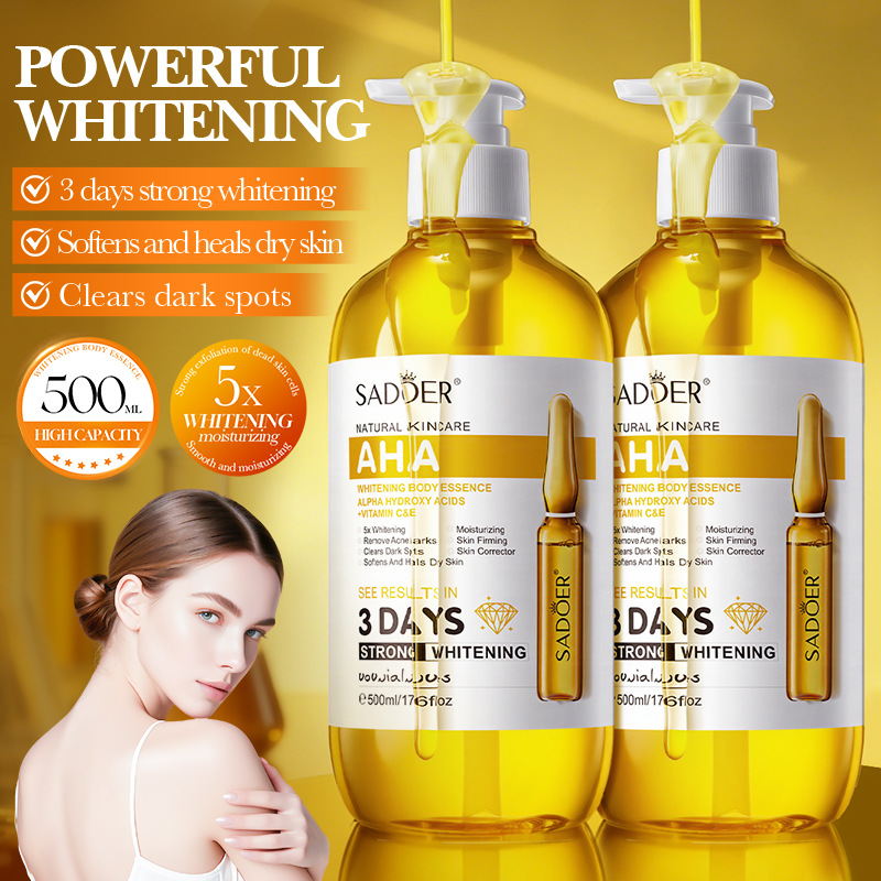 SADOER AHA ホワイトニング ボディ エッセンス 5 - Niacinamide Brightening Serum のレビューと価格