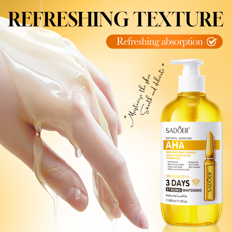 SADOER AHA ホワイトニング ボディ エッセンス 5 - Niacinamide Brightening Serum のレビューと価格