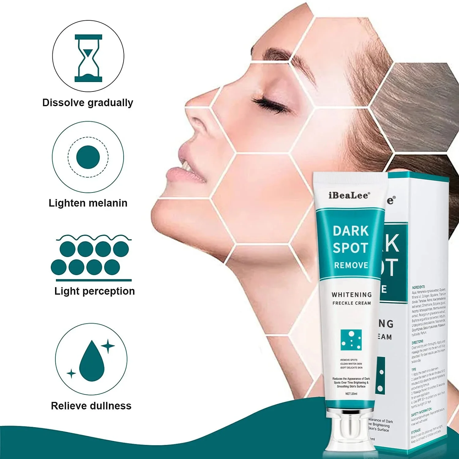 肝斑美白フェイスクリームナイアシンアミド血清美白クリーム小じ - Niacinamide Brightening Serum のレビューと価格