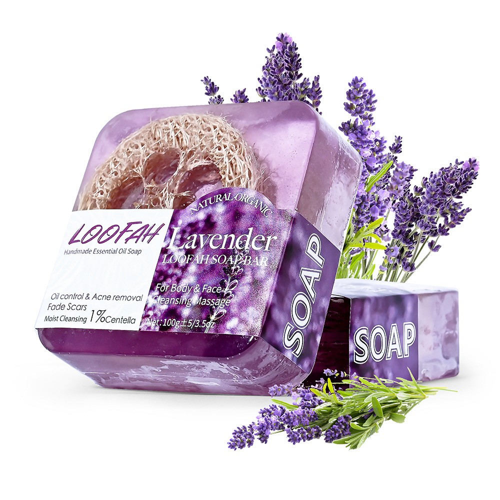 手作りのコウジ酸石鹸（ルーファ付き）100g レモン、ラベン - Kojic Acid Soap のレビューと価格