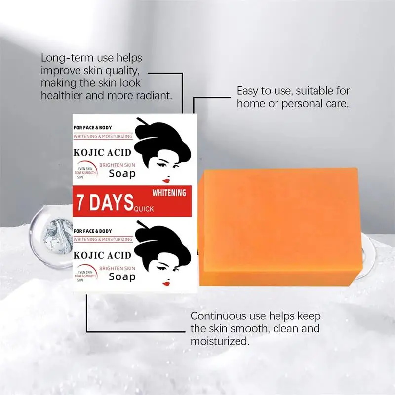 コウジ酸ボディホワイトニングソープディープスキンブリーチング - Kojic Acid Soap のレビューと価格