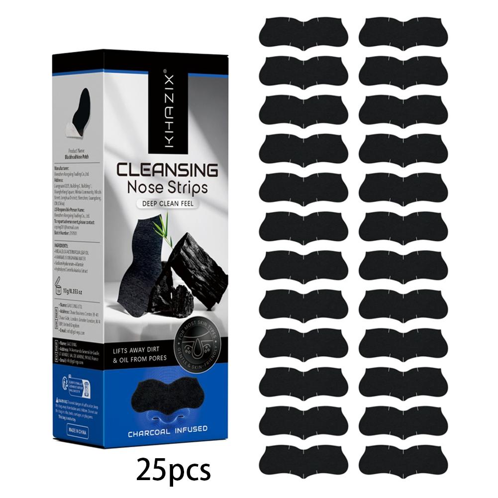 天然炭ディープクレンジングポアストリップ、鼻洗浄ストリップ、 - Charcoal Pore Strip のレビューと価格
