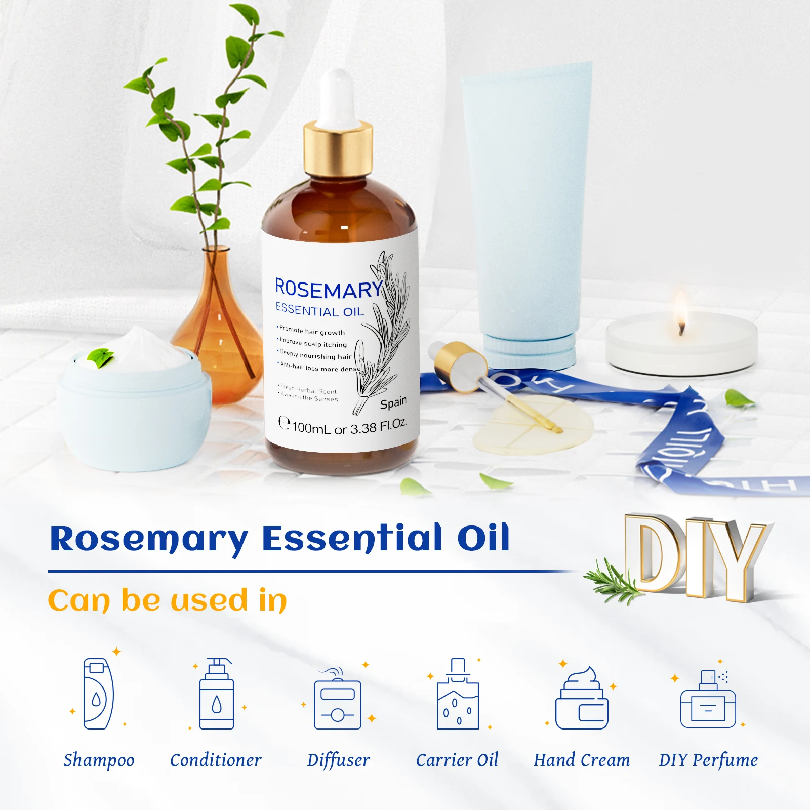HIQILI ローズマリー ジャスミン ラベンダー ミント  - Skincare Skin 1004 のレビューと価格