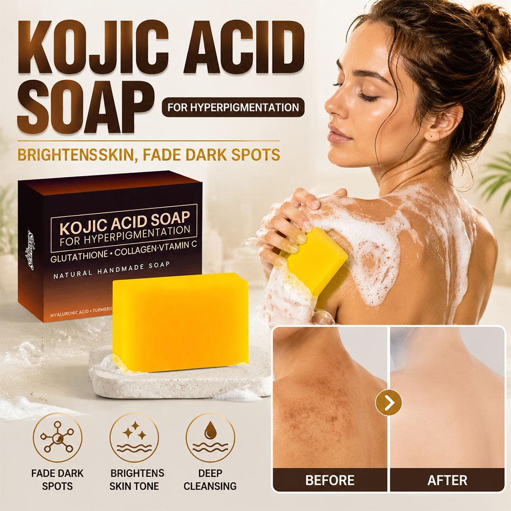 3.53オンスのコウジ酸石鹸、手作り石鹸、コラーゲンとビタミ - Kojic Acid Soap のレビューと価格
