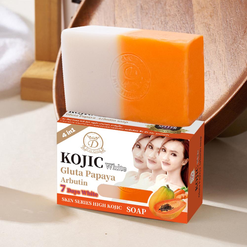 160g パパイヤ コジ酸 エッセンシャルオイル石鹸、ビタミ - Kojic Acid Soap のレビューと価格