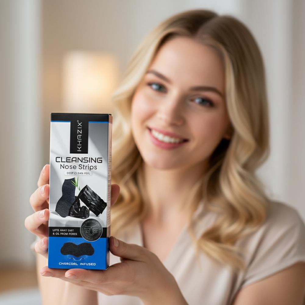 炭配合ディープクレンジングノーズパッチ、毛穴クレンジング黒ず - Charcoal Pore Strip のレビューと価格