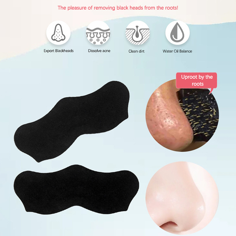 10枚入り 男女兼用 黒ずみ除去マスク 鼻パック 毛穴ケア  - Charcoal Pore Strip のレビューと価格
