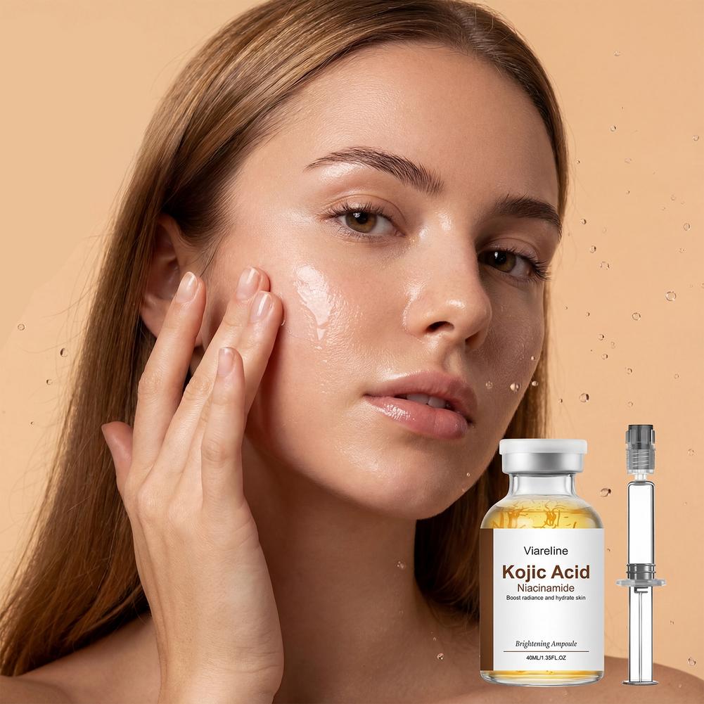 コウジ酸ナイアシンアミド配合フェイシャルアンプルエッセンス、 - Niacinamide Brightening Serum のレビューと価格