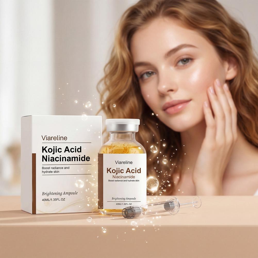 コウジ酸ナイアシンアミド配合フェイシャルアンプルエッセンス、 - Niacinamide Brightening Serum のレビューと価格