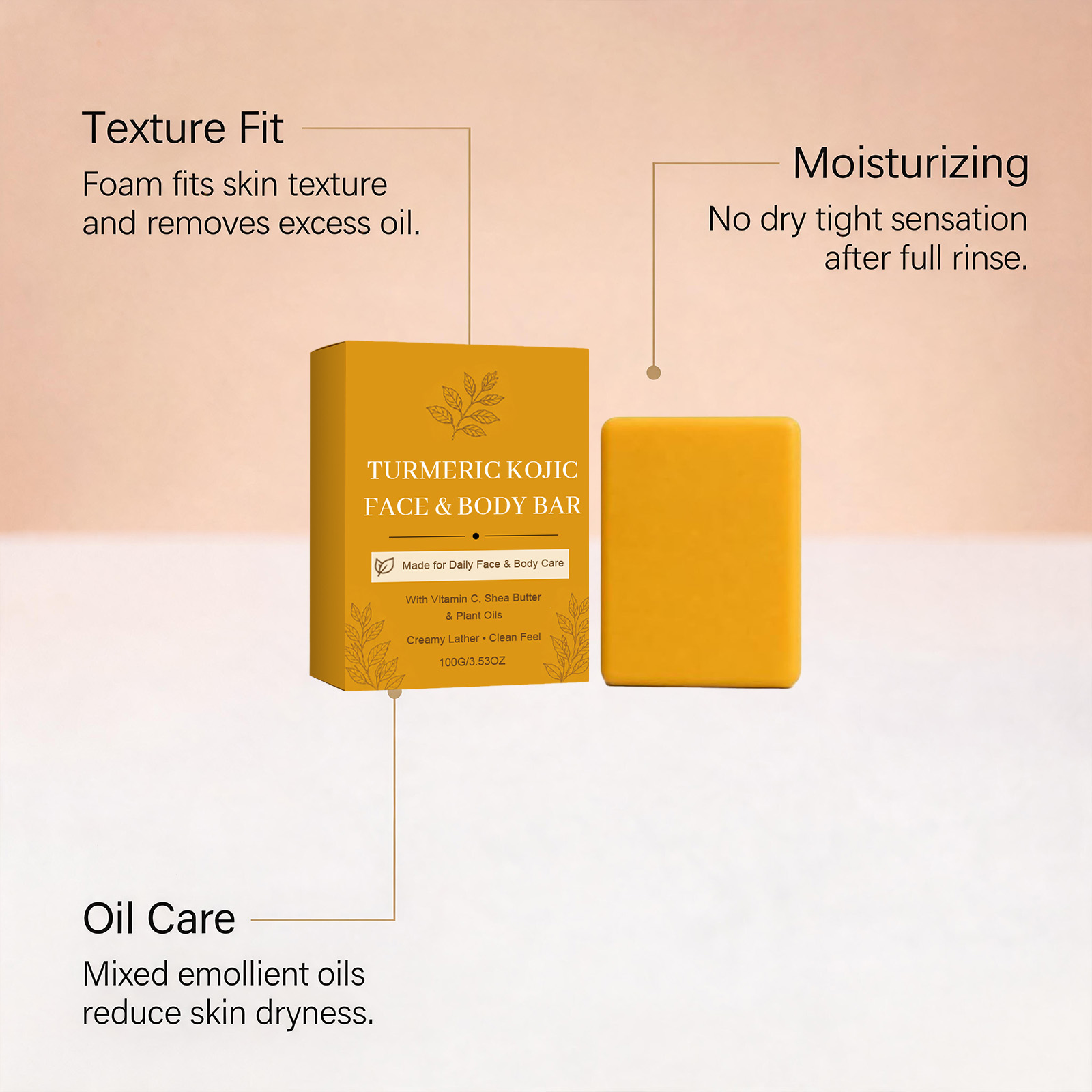 ターメリックコウジ酸手作り石鹸 角質除去 毛穴の詰まり防止  - Kojic Acid Soap のレビューと価格
